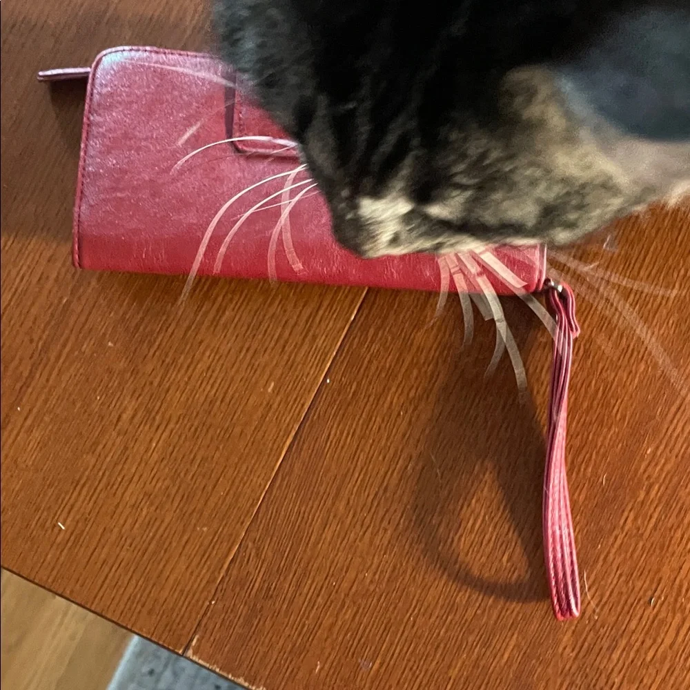 Kenneth Cole Reaction Cherry Red Wristlet